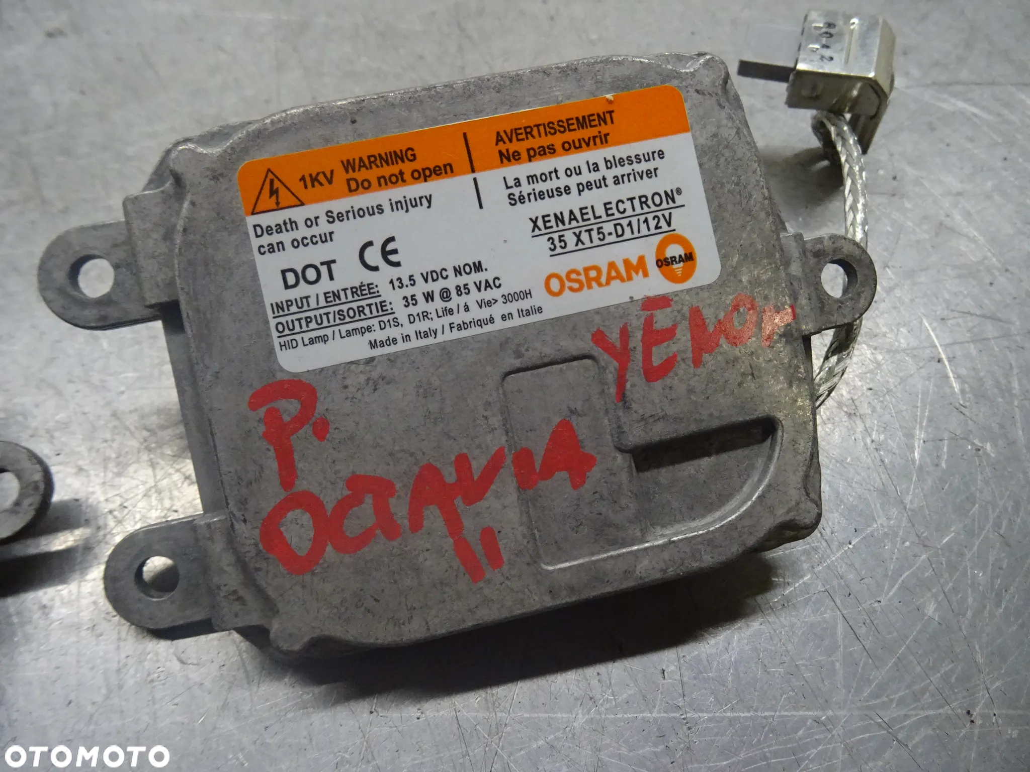 SKODA OCTAVIA II 04-08 VRS PRZETWORNICA XENON - 2