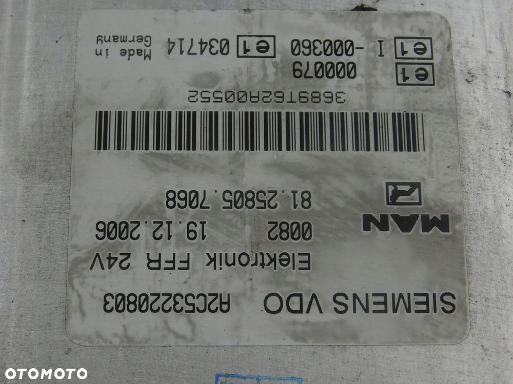 0281020067 Zestaw Startowy Euro 4 Man Tgl I 12.240 2005-2011 - 5