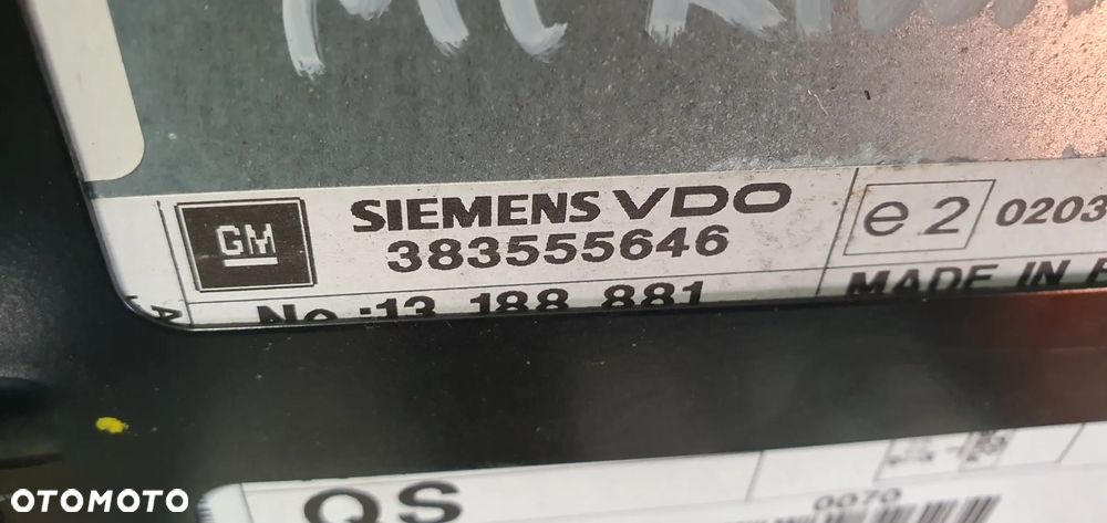 Radio radioodtwarzacz oryginał Opel Meriva A 13188881 - 7