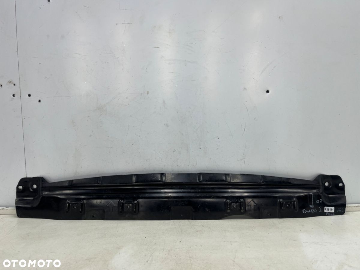 Belka zderzaka VW Touareg I 7L Audi Q7 4L 02-10r. przednie dolne wzmocnienie pod chłodnice przód - 1