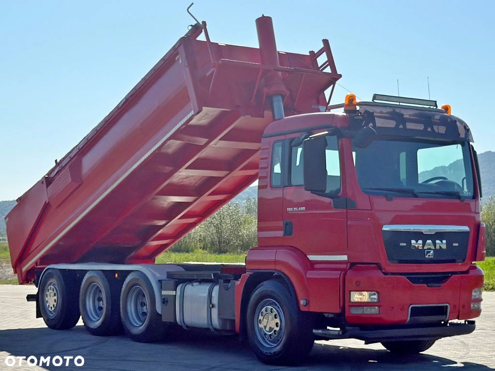 MAN TGS 35.480 * Wywrotka 6,30 m * 8x4 ! * STAN BDB! - 4