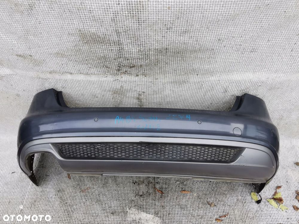 AUDI A4 B8 8K0 08-12 SEDAN S-LINE ZDERZAK TYLNY TYŁ PDC LZ7H METEOR GRAU - 1