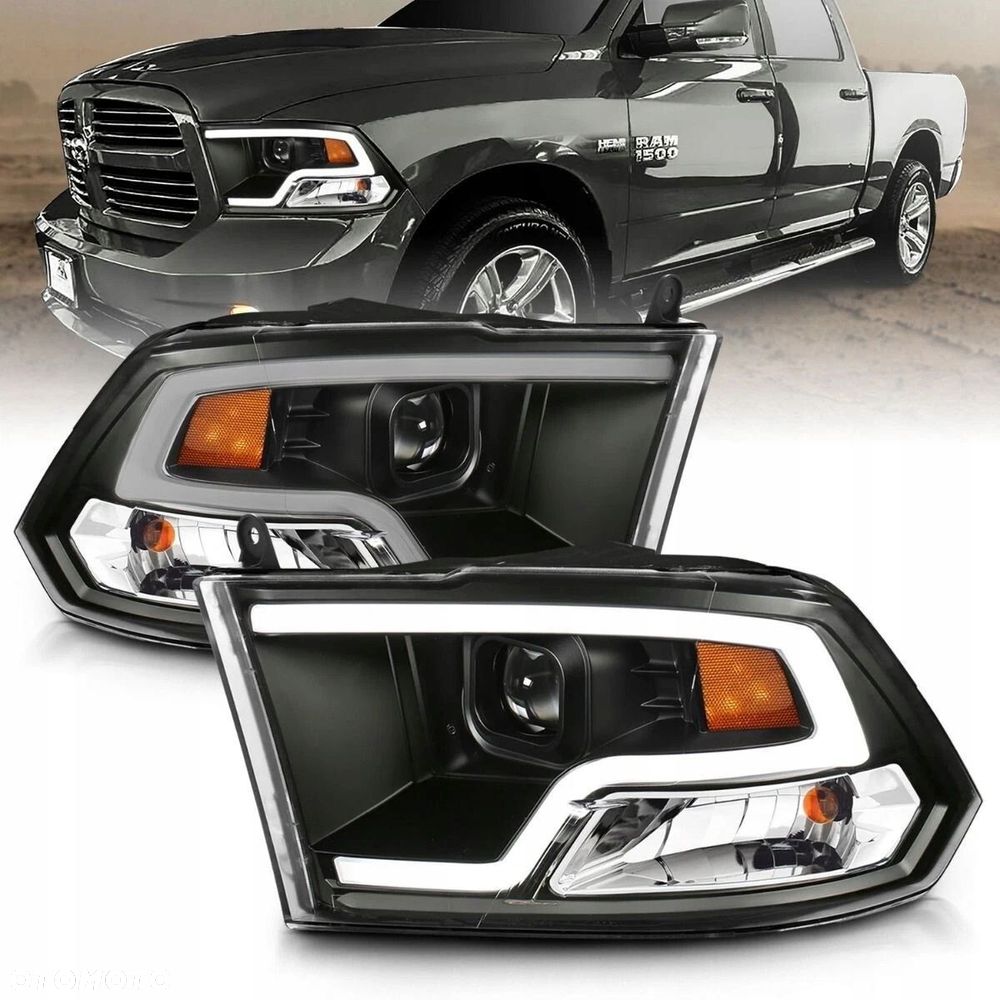 Reflektor Lampa L+R LED Europa Soczewka h7 Dodge Ram IV 4 2008-2024 Classic - 2
