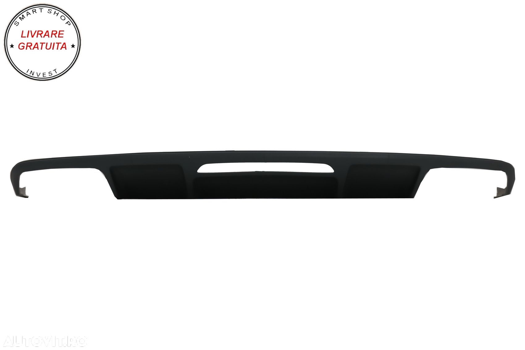 Difuzor cu Evacuare Dubla Mercedes CLS Sedan W218 (2011-2017) pentru bara AMG Spor- livrare gratuita - 1