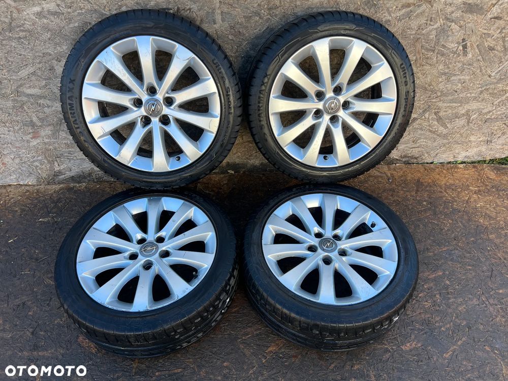 KOŁA FELGI KOMPLET OPEL MERIVA B ASTRA J 17 5x110 ET35 7Jx17H2 13269541 - 1