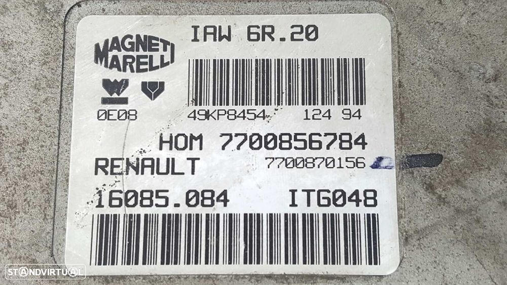 CENTRALINA DO MOTOR UCE RENAULT TWINGO (CO6) 1.3 CAT - 2