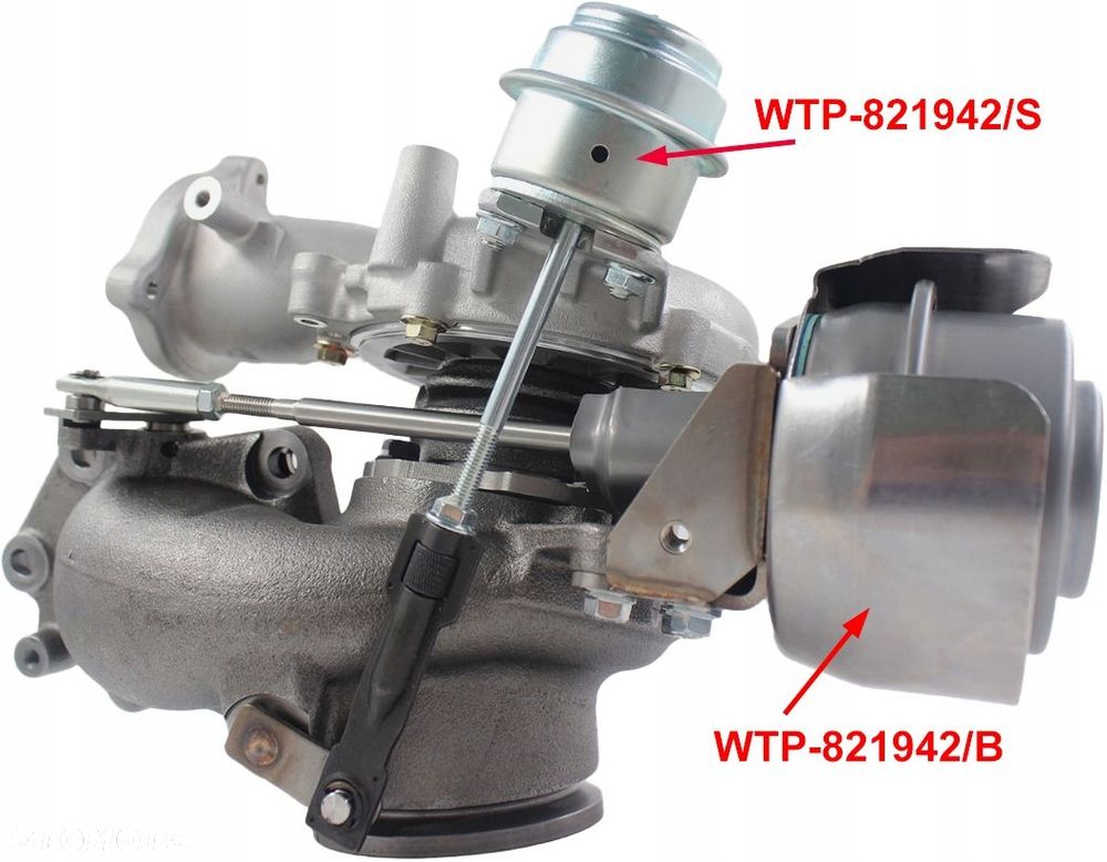 Zawór bańka gruszka turbiny 821942, 883861 FIAT, NISSAN, OPEL, RENAULT - 1.6 - 7