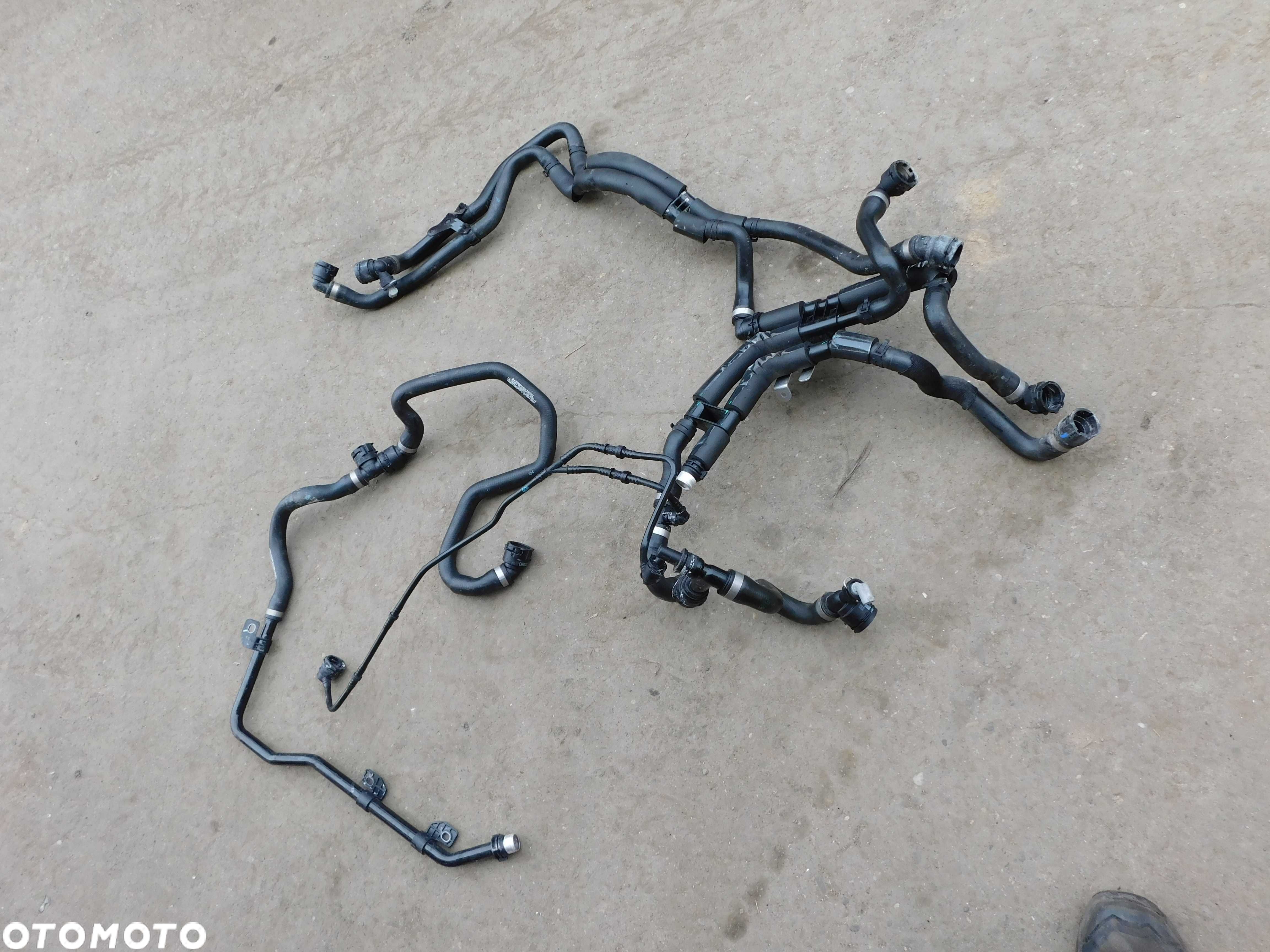Mercedes EQC N293 wąż węże płynu chłodzącego komplet - 1