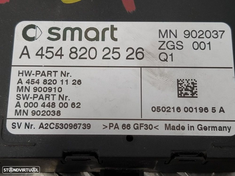 MODULO ELECTRONICO SMART FORFOUR 2006 - 3