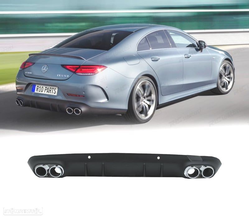 DIFUSOR MERCEDES W257 18-24 LOOK AMG CLS53 OO---OO - 1