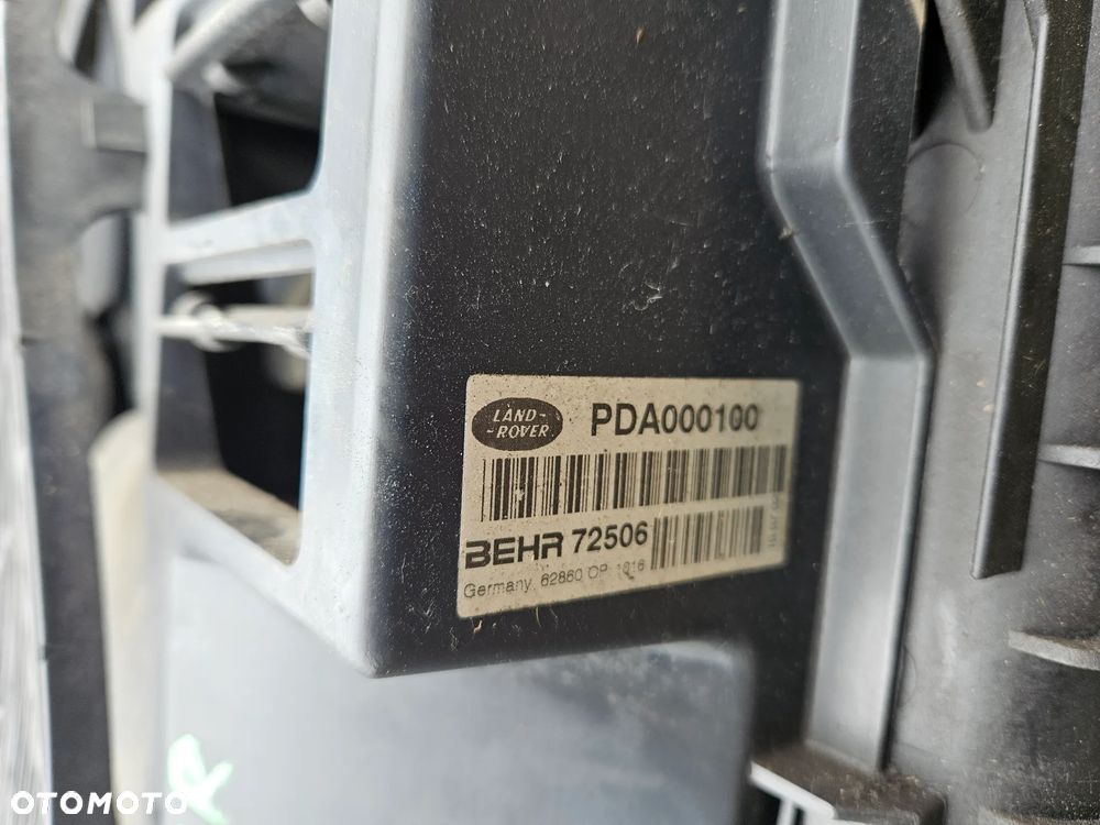 Land Range Rover   L322 chłodnica wody intercooler wentylator - 3