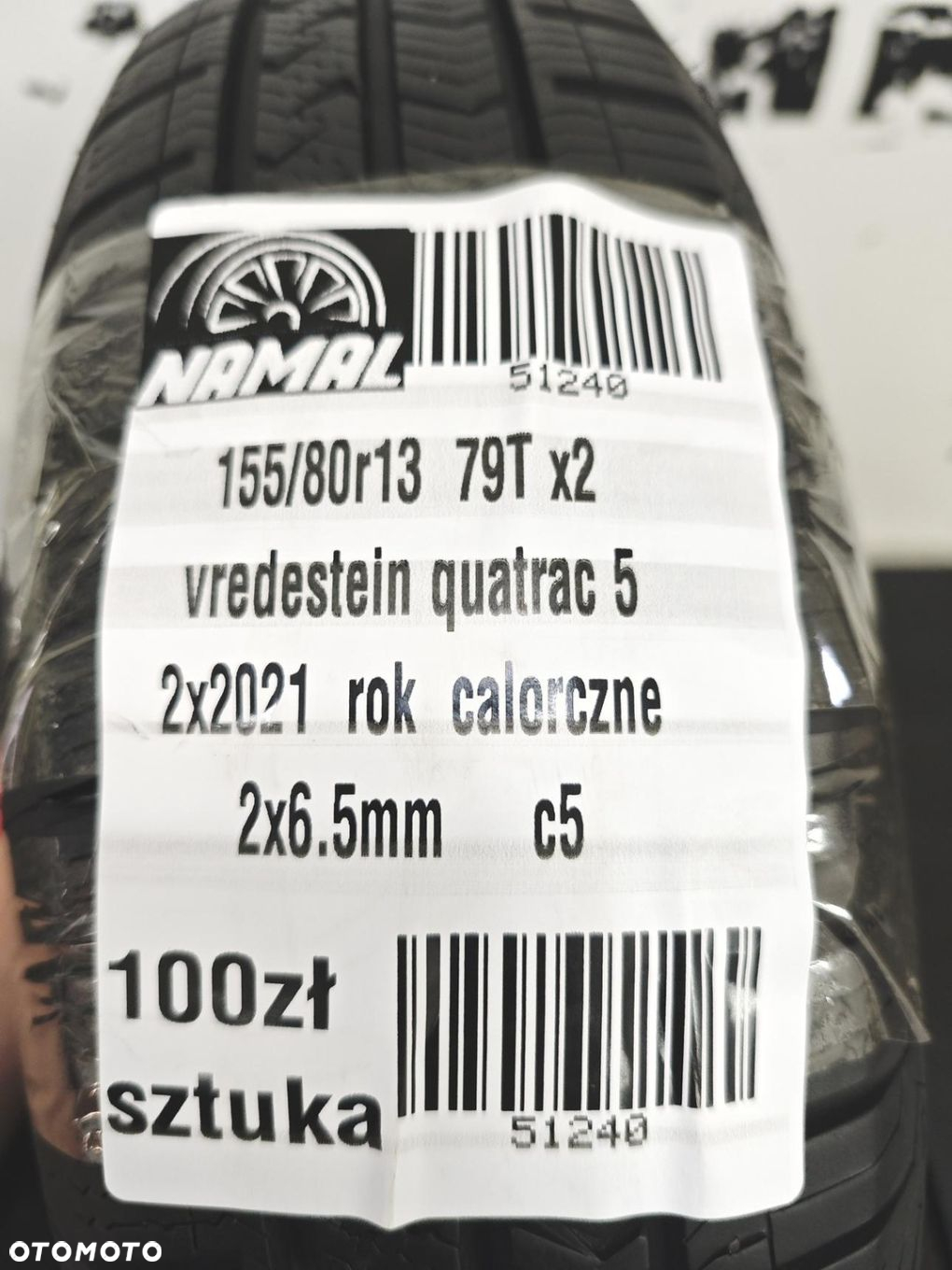 155/80R13 vredestein 2021 opony całoroczne 6,5mm 51240 - 9
