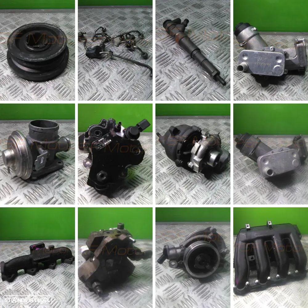 Reparação de Motor BMW 320d / 520D E46 / 2.0 TD 150cv 2003 / 2005 / 2006 / 2007 204D4 - 1