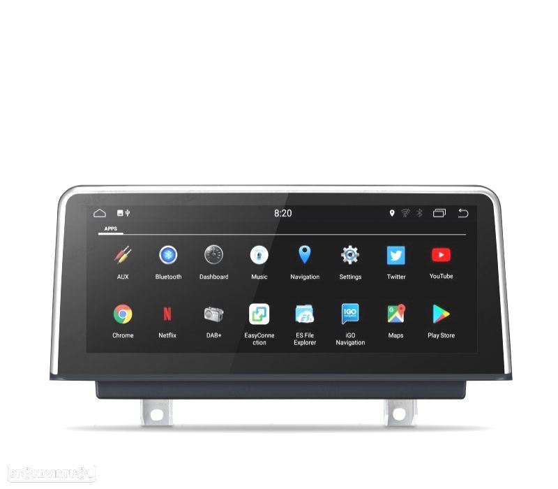 AUTO RADIO GPS ANDROID 14 BMW SERIE 3 SERIE 4 10,25" - 2