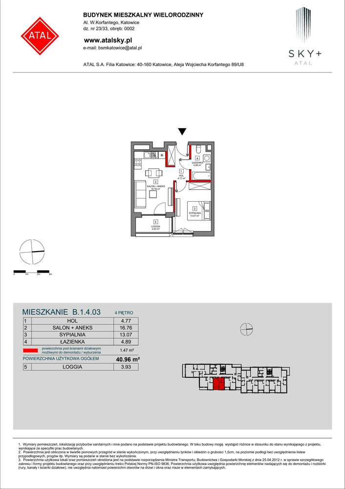 2-pokojowe mieszkanie 40m2 + loggia Bez Prowizji - Pełny obrazek: 2/24