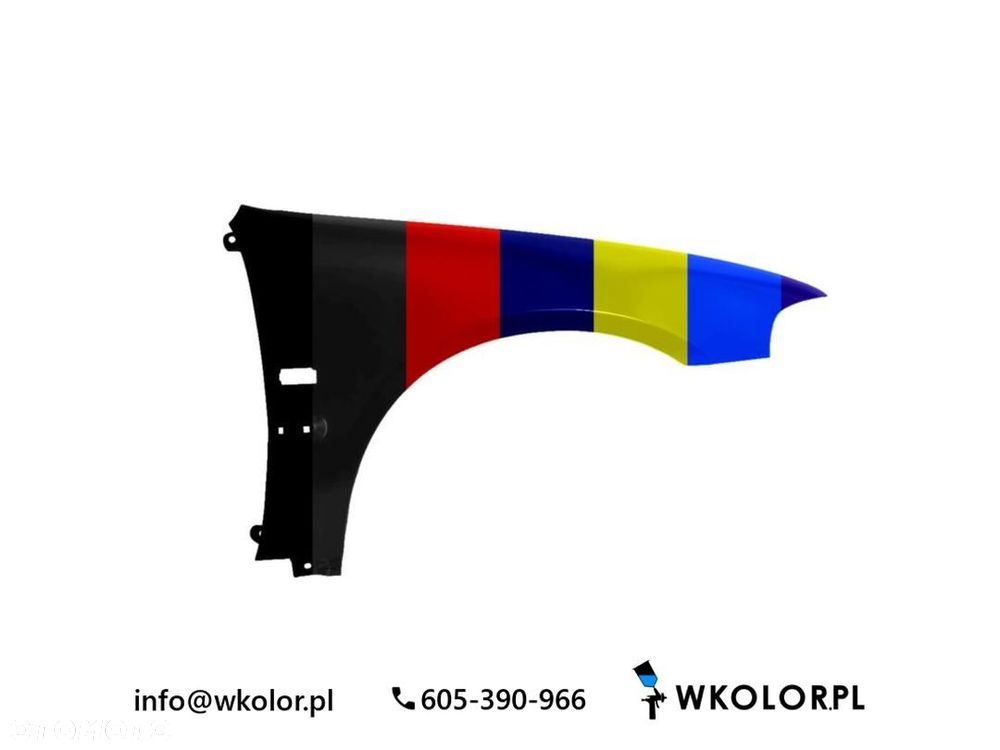 NOWY BŁOTNIK HONDA CIVIC V HATCHBACK 1994-1996 LAKIEROWANY W KOLOR - 1