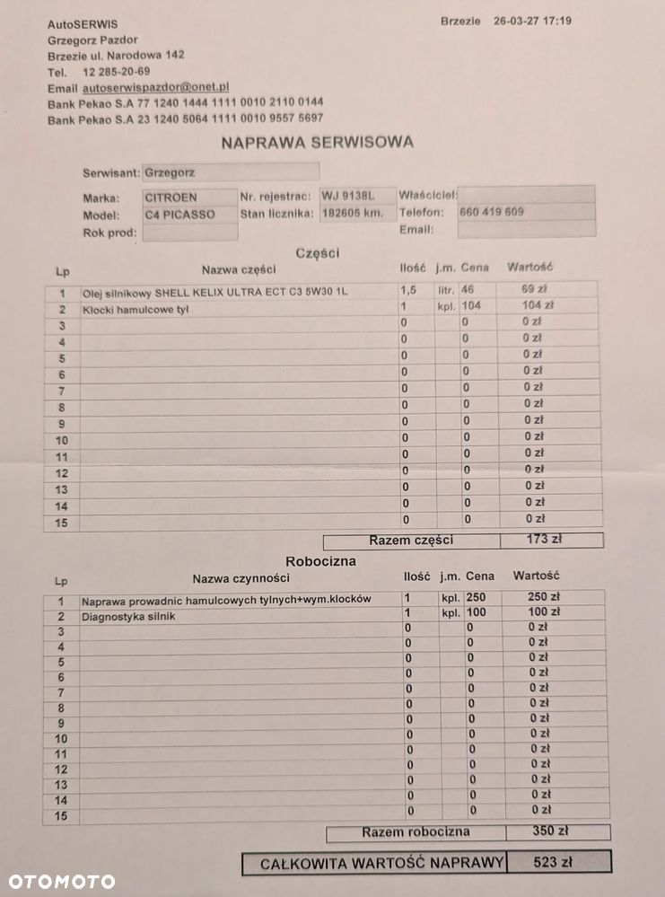 Citroën C4 Picasso 1.6 VTi Equilibre - 15