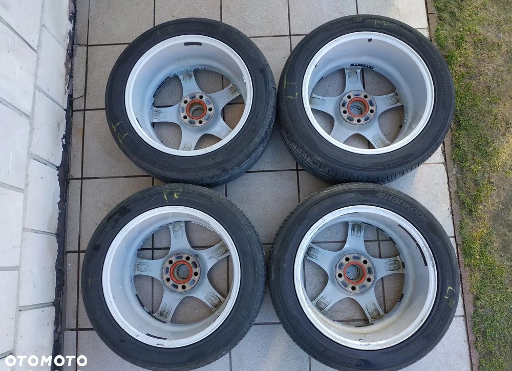 Koła - felgi aluminiowe 8Jx17H2 ET35, opony letnie 225/50/R17 - 8