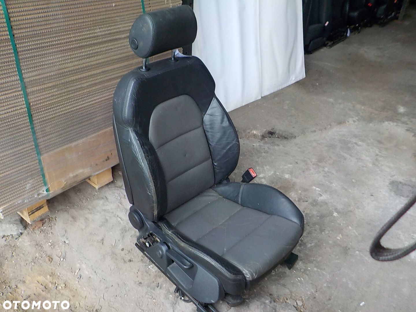 AUDI A4 B6 B7 FOTEL PASAŻERA PRAWY PRZÓD PRZEDNI S LINE - 1