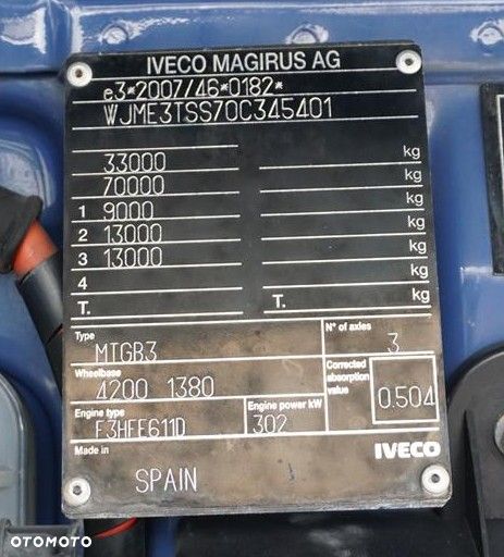 Iveco TRAKKER / 380T41 / E 6 / WYWROTKA + HDS / 6 X 4 / ROTATOR - 11