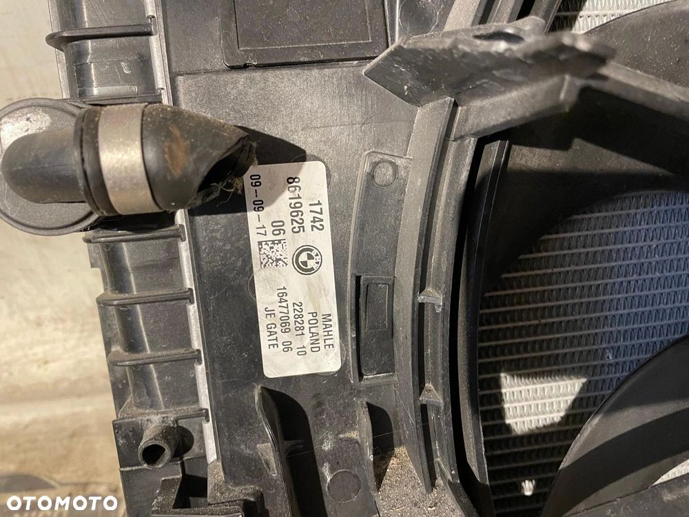 KOMPLET CHŁODNIC WENTYLATOR BMW G30 G31 G32 G11 G12 G14 G15 G16 BENZYNA - 10