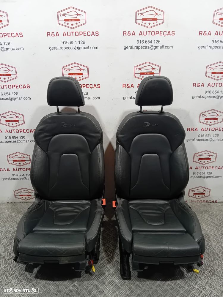 Conjunto de Bancos Audi A5 Coupé S-Line em Pele Original - 7