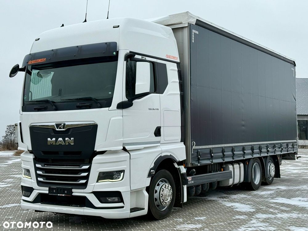 MAN TGX 26.470 / FIRANKA / 19 EUROPALET / XXL / NISKI PRZEBIEG / NOWY MODEL / 6X2 - 1
