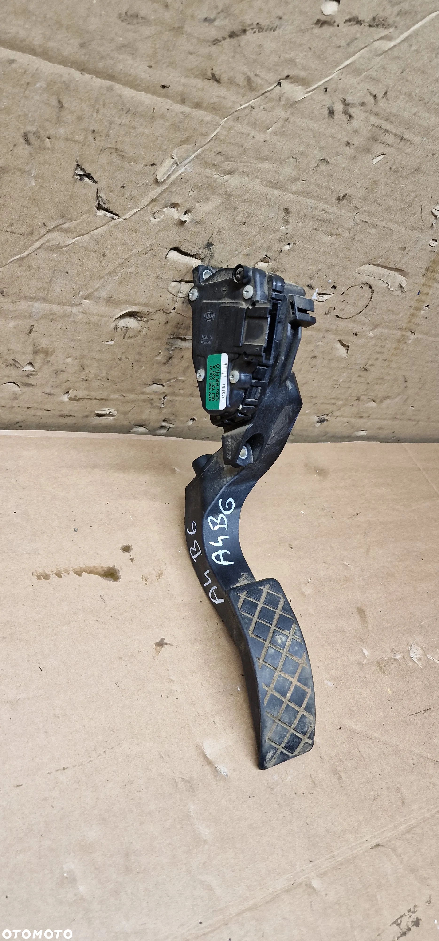 Pedał gazu potencjometr Audi A4 B6 1.8T 8EI721523A 8E1721523A - 2