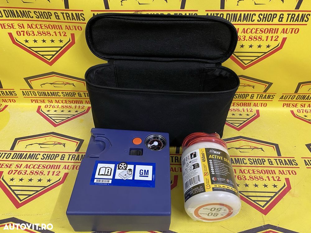 Compresor auto umflat roti original Opel Gm kit pana reparatie rota 12 - 1