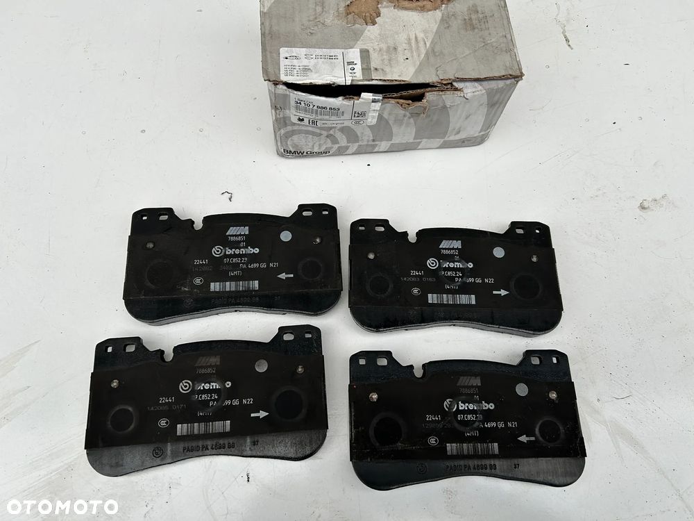 BMW X5 F90 X6 F96 F90 F91 F92 KLOCKI HAMULCOWE PRZÓD