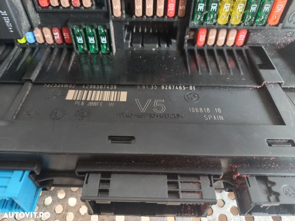 Modul Calculator Confort Panou Tablou Sigurante Bmw F10 F11 F01 F02 F03 F04 F07 Cod  Cod  Dezmembre - 6