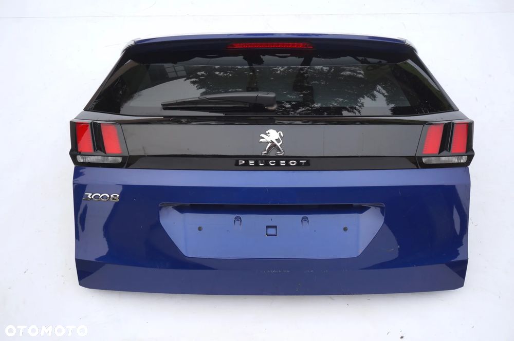 PEUGEOT 3008 II 2 2016 - klapa tył szyba spoiler lampy OE - 6