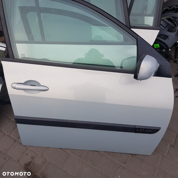 Drzwi przednie prawe renault megan 2 lakier mv632 kompletne bez korozj - 1