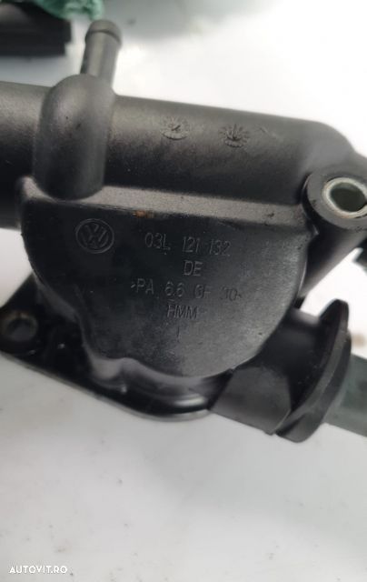 Corp carcasa termostat 2.0 tdi CBA CBAB CBAC 03l121132DE Volkswagen VW Passat B6 seria - 2