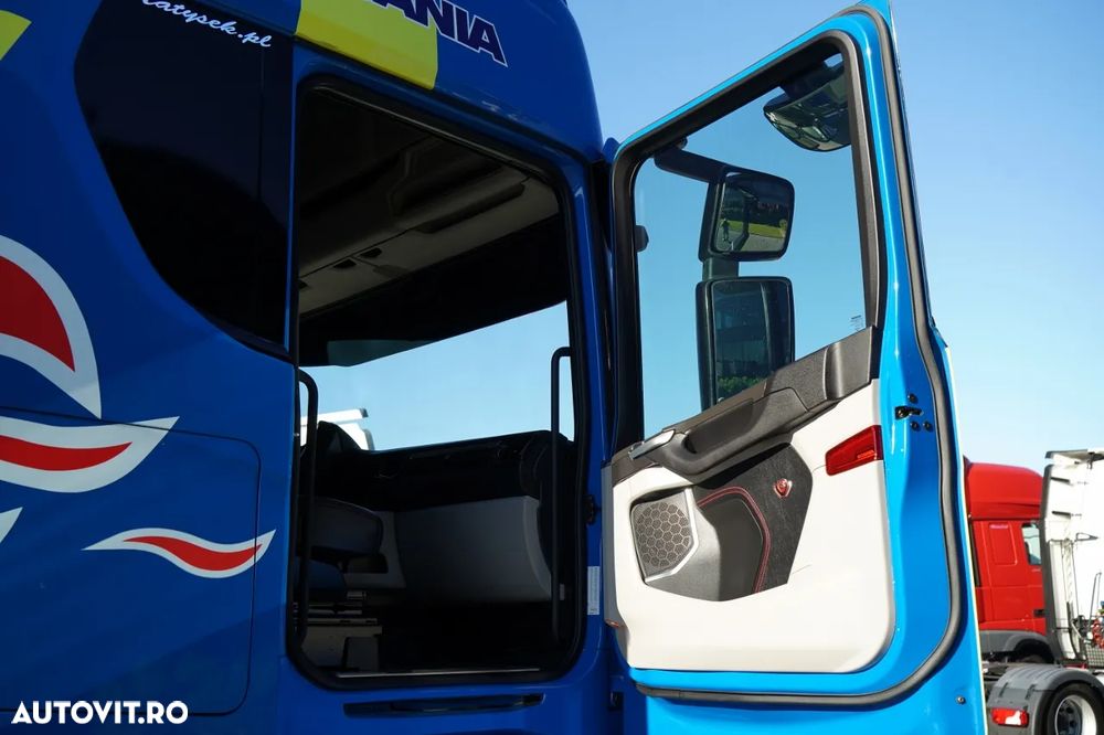 Scania S 520 / V8 / RETARDER / I-PARK COOL / COMPLET AIRMATIC / PIELE / ANVELOPE 100% - 37