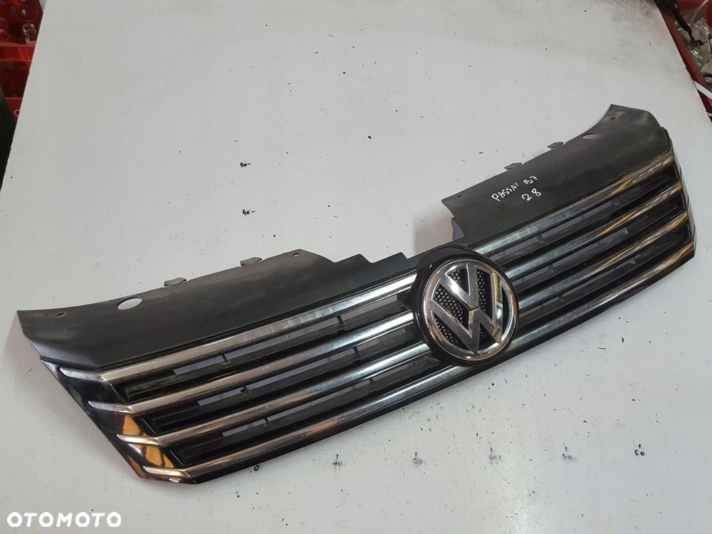 VW PASSAT B7 10-14r ATRAPA GRILL 3AA853653 - 1