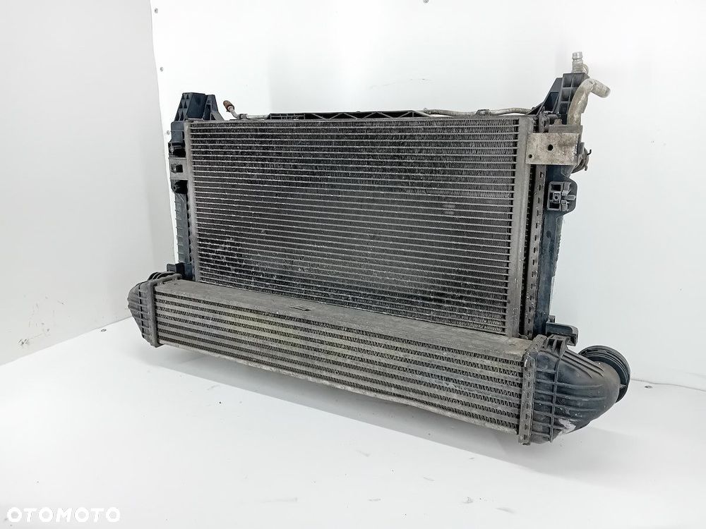 ZESTAW CHŁODNIC WODA KLIMA WENTYLATOR MERCEDES KLASA A W169 A1695000703 - 9