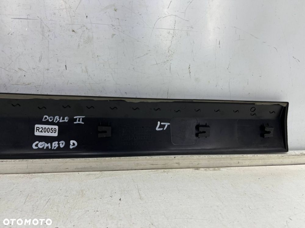 Listwa Fiat Doblo II Opel Combo D 10-22r. LEWA tylna nakładka karoseryjna lub drzwi przesuwnych - 9