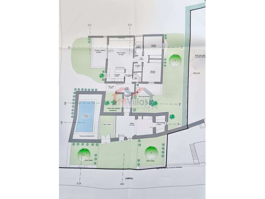 Terreno com projeto aprovado para construção - Loulé - Grande imagem: 3/7