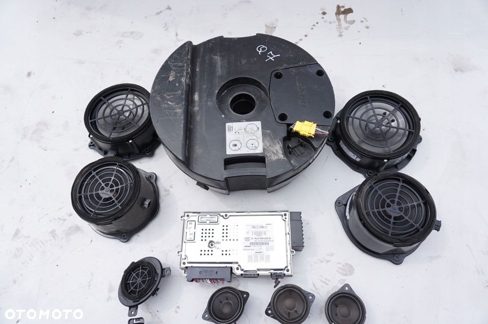 GŁOŚNIKI SUBUFER WZMACNIACZ BOSE 4L0035223D AUDI Q7 4L - 2