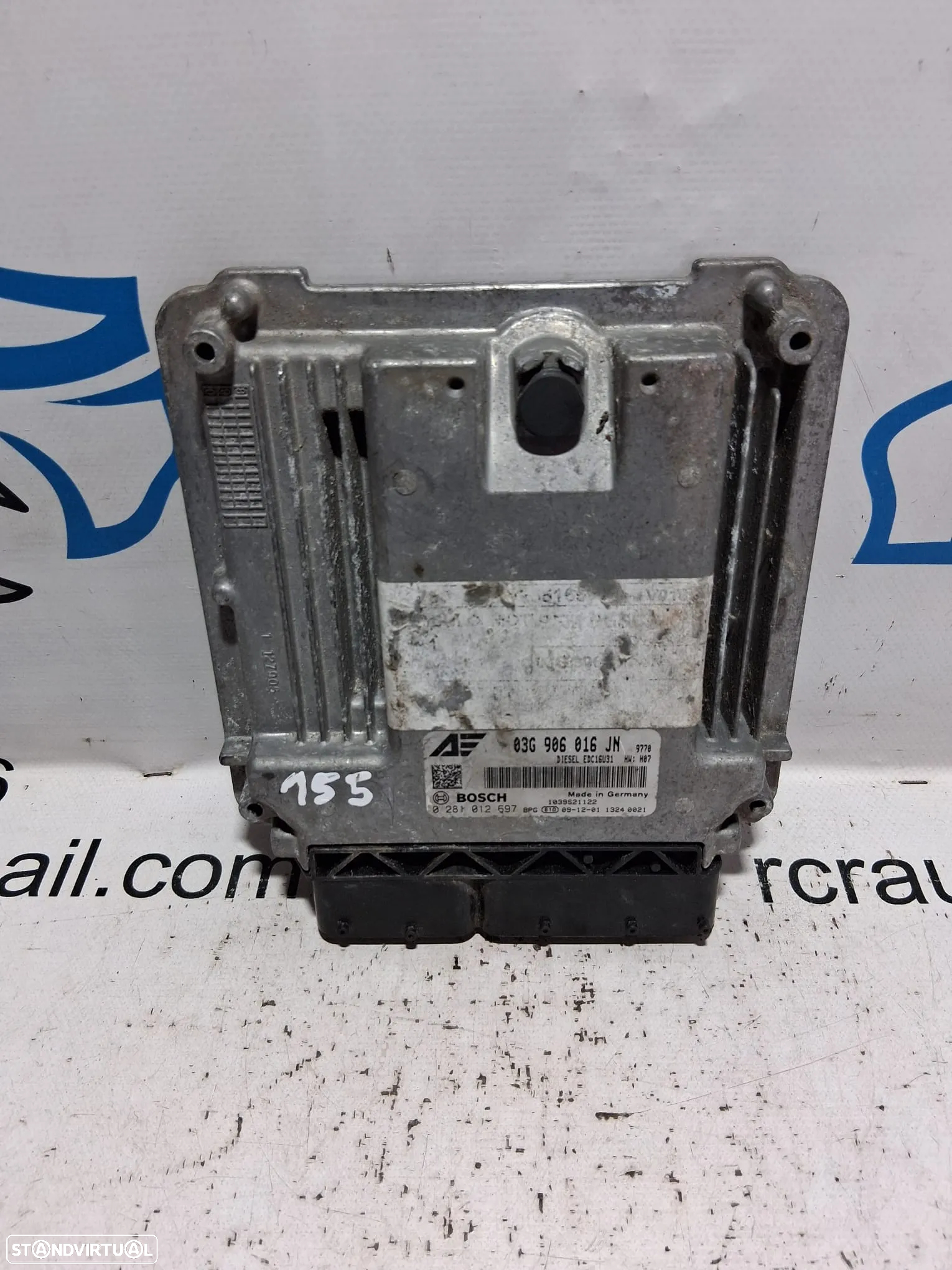 .Centralina Motor Bosch VW VAG Seat Alhambra 2.0 TDi BRT 03G 906 016 JN / 0 281 012 697 - 2