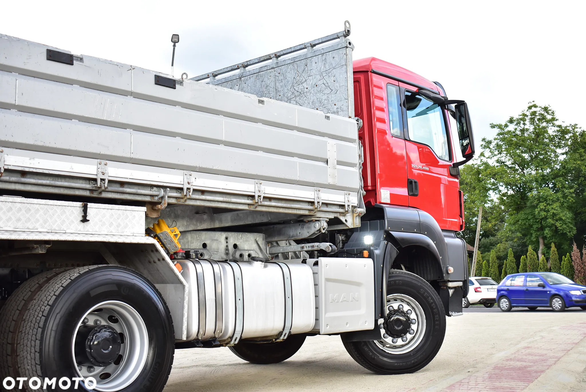 MAN TGS 28.480 6x4-4BL Wywrotka 3-Str. ** Bordmatic **! 65.000 KG Zestaw ! Przedni most/ Reduktor/ 4X4/6X6/ STAN PERFEKCYJNY ! SPROWADZONY Z AUSTRII ! - 23
