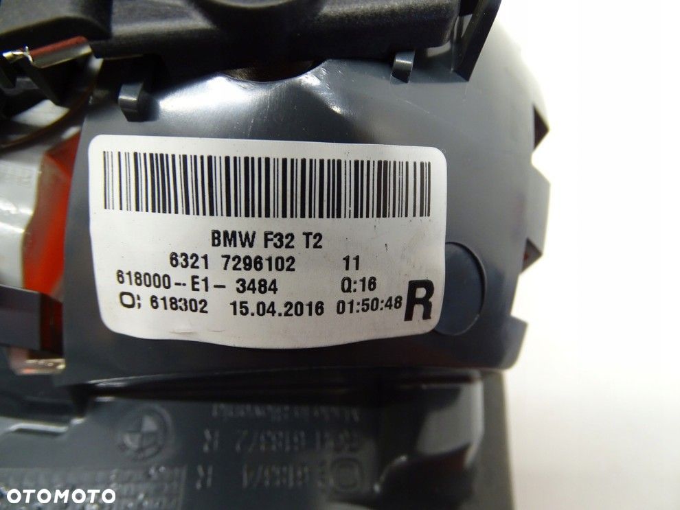 BMW 4 F32 F33 LED PRAWA TYLNA LAMPA KLAPA ORYGINAŁ - 4