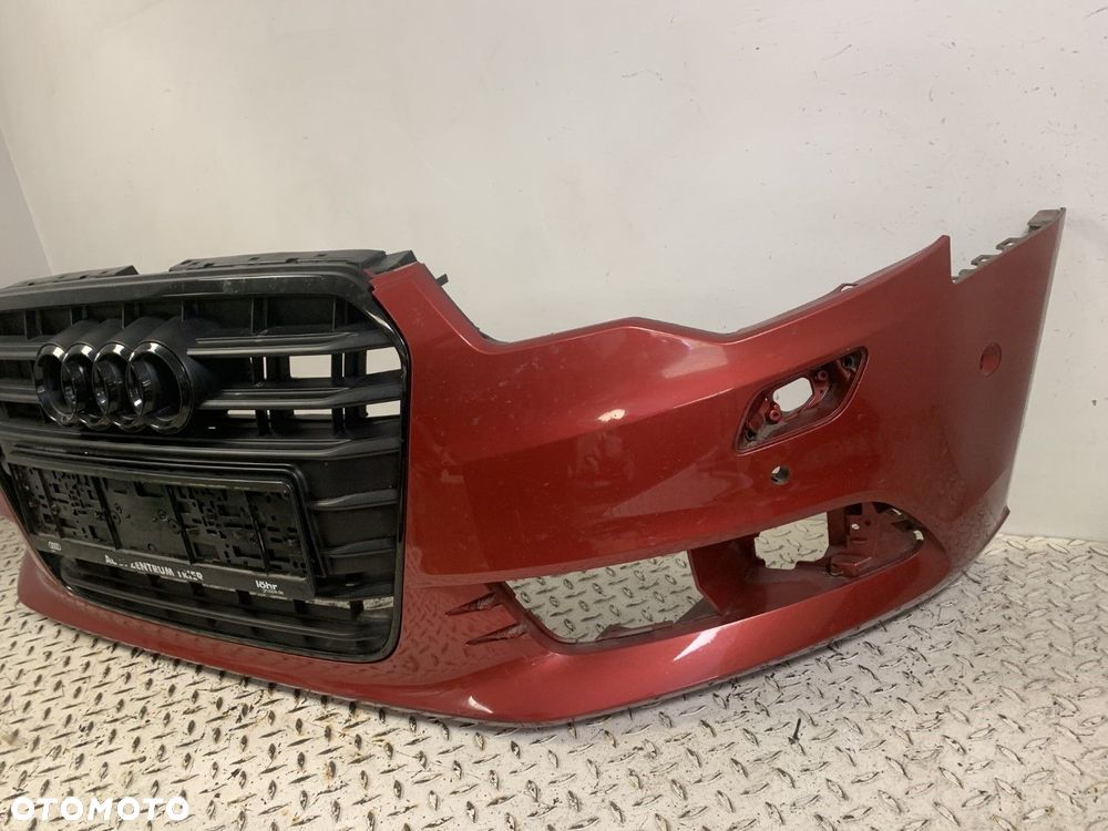 ŁADNY NIEUSZKODZONY ZDERZAK GRILL PRZEDNI PRZÓD AUDI A6 C7 4G0  11-14 6xPDC 4G0807437 - 3