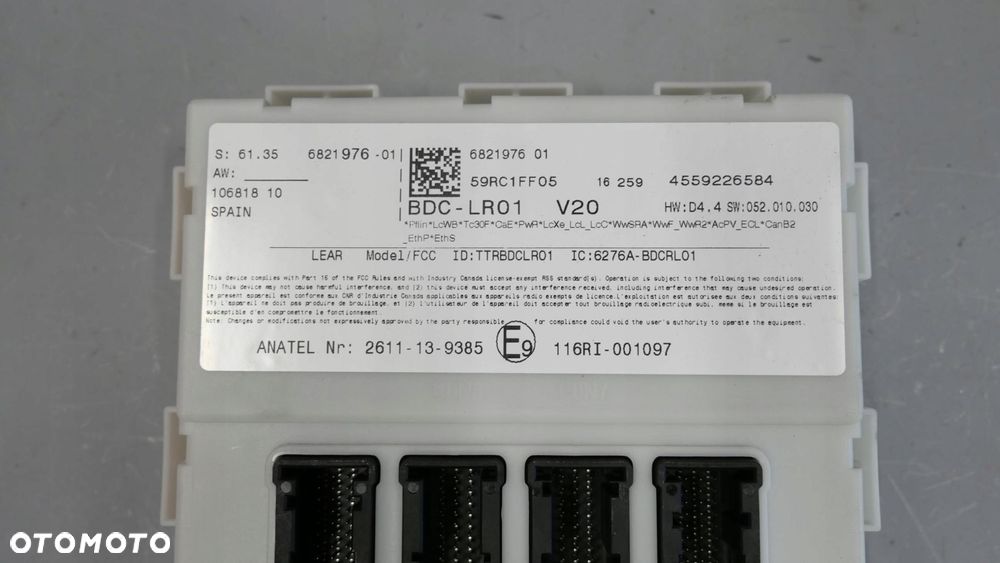 bmw x5 f15 moduł komfortu bdc z kluczem 6821976 5b5d695 - 5