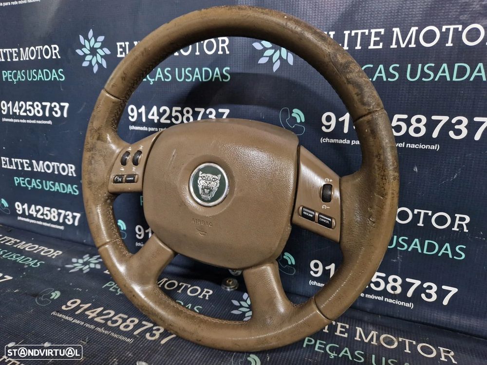 Volante usado pele com airbag JAGUAR X-TYPE XTYPE - 2