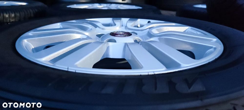 Koła Felgi Aluminiowe Oryg. Fiat Grande Punto 15 Cali 4x100 Et43 Bridgestone 185/65/15 2018r 5,8-7,0mm Bdb !! Starogard Gdański - 10