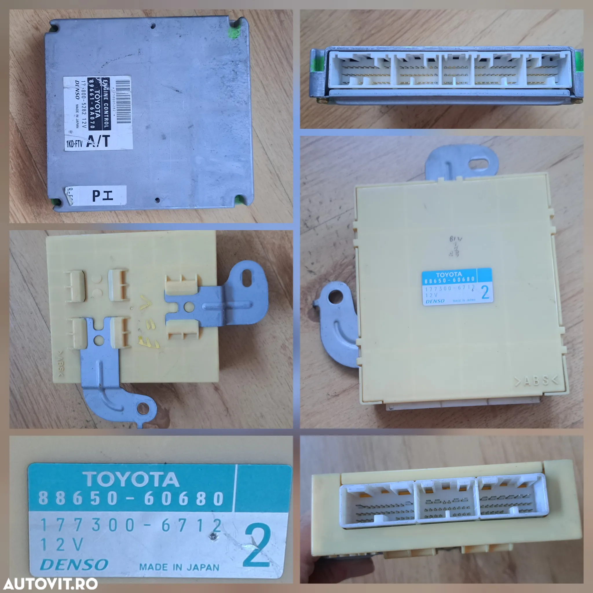 ECU calculator motor modul ABS amplificator audio modul ecu confort Calculator modul gateway calculator clima  modul injectoare Ecu unitate cutie transfer toyota land cruiser avensis corollla rav 4 - 4
