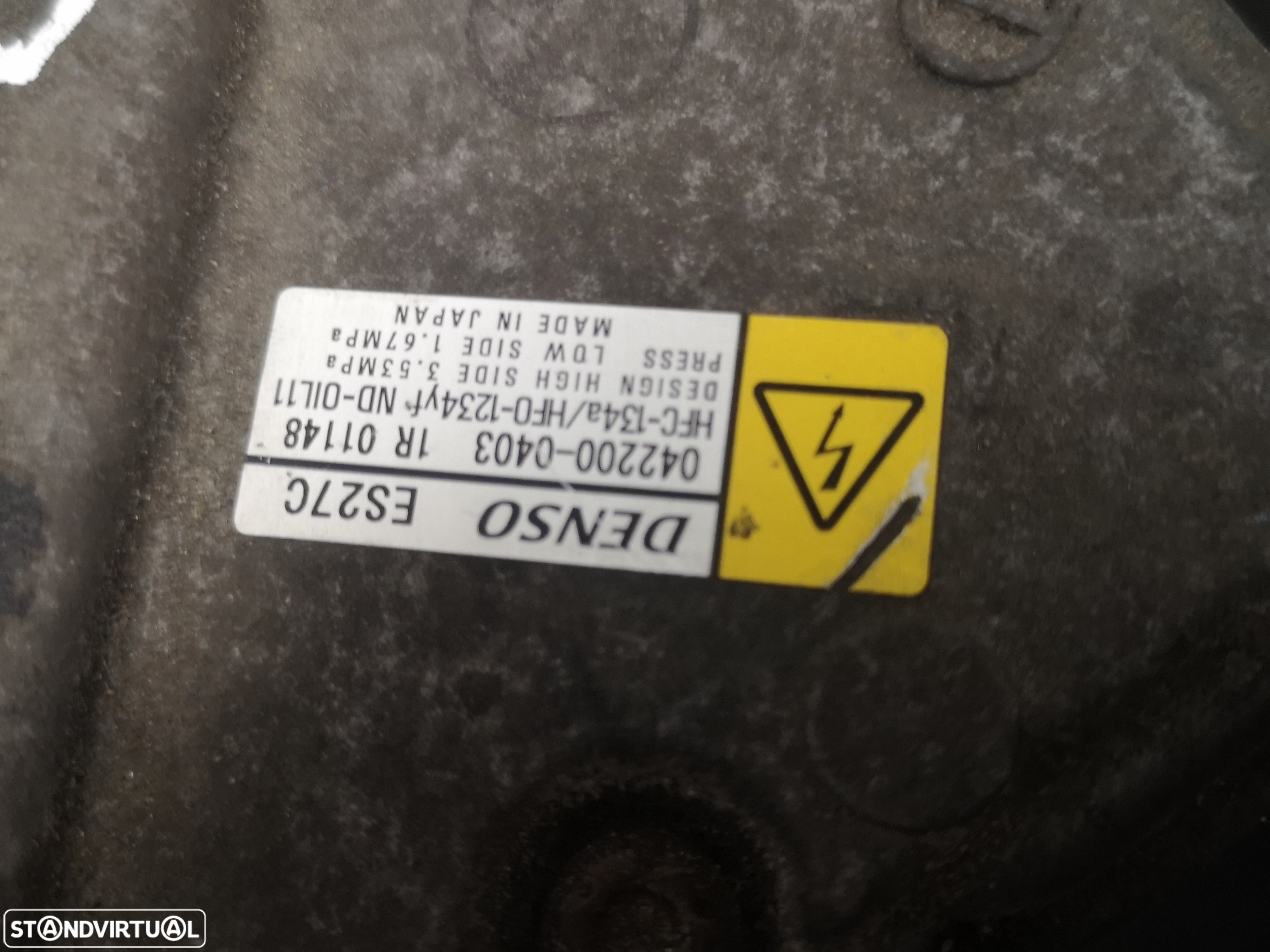 Bomba Compressor de Ar Condicionado lexus ct200h 1.8i hybrido 2014-2017 - 4