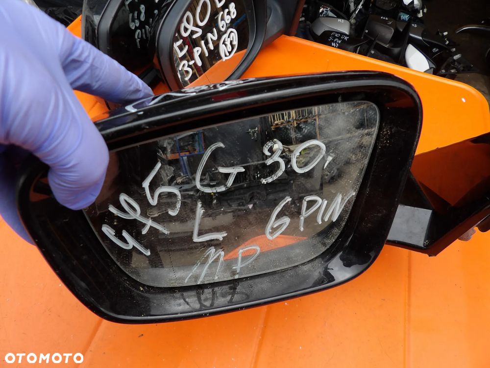 BMW - G30 - KOLOR 475 - M PAKIET - 6PIN - LEWE LUSTERKO ZEWNĘTRZNE - EUROPA - 1